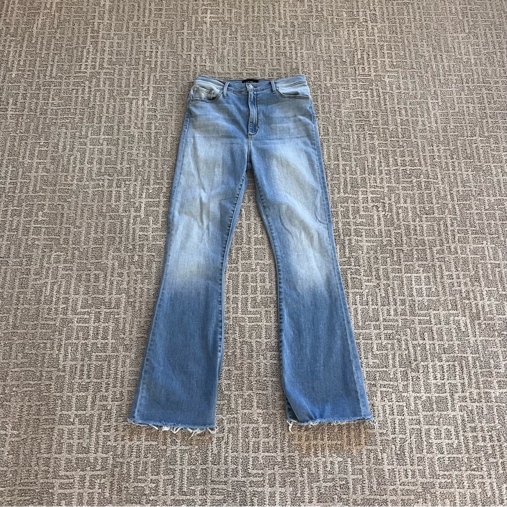 Black orchid size 29 jeans light wash denim straight leg jeans